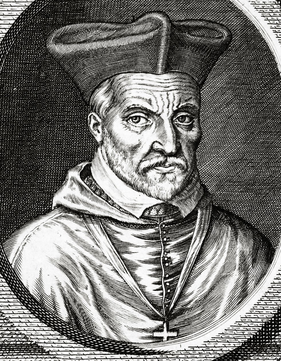 Retrato de Jacques Amyot (1513-1593), obispo, escritor y traductor francés de Leonard Gaultier