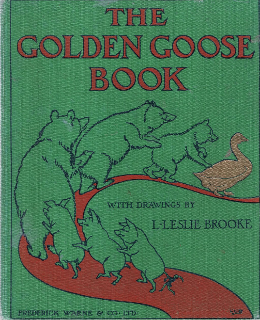 Portada: El libro del ganso de oro de Leonard Leslie Brooke