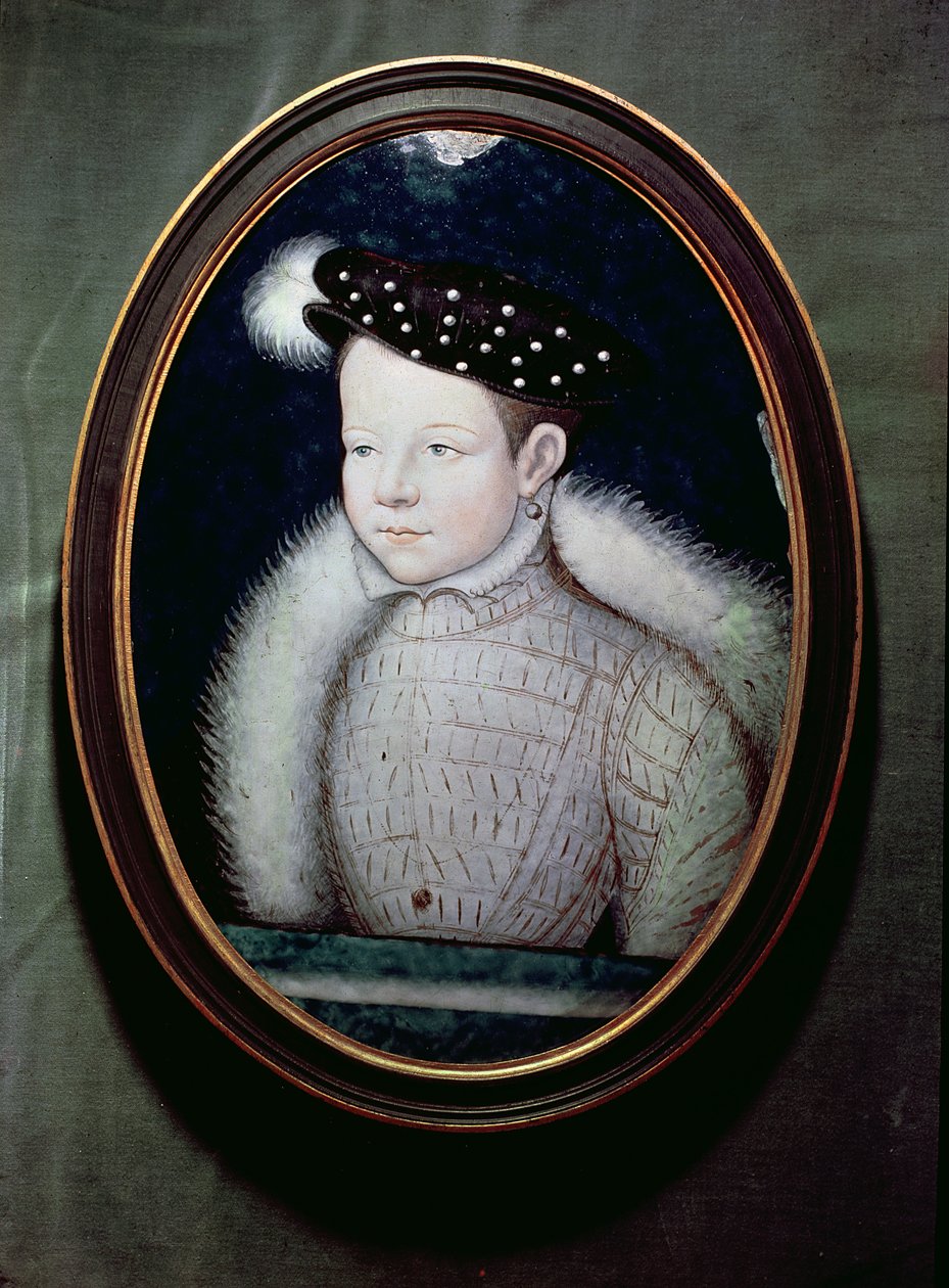 Retrato de Francisco II (1544-60) como Delfín de Francia, c.1560 de Leonard Limosin