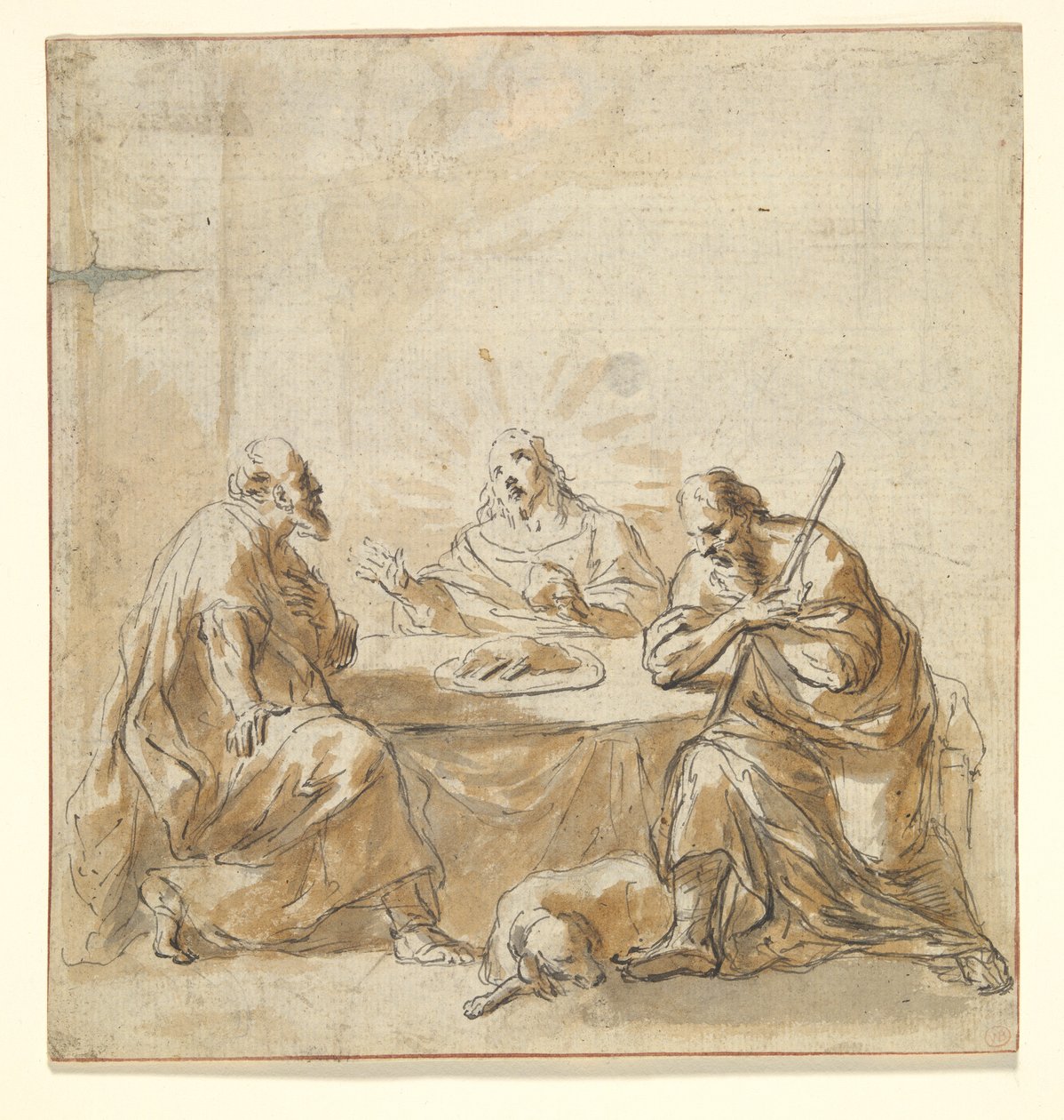 Cena en Emaús de Leonard Bramer