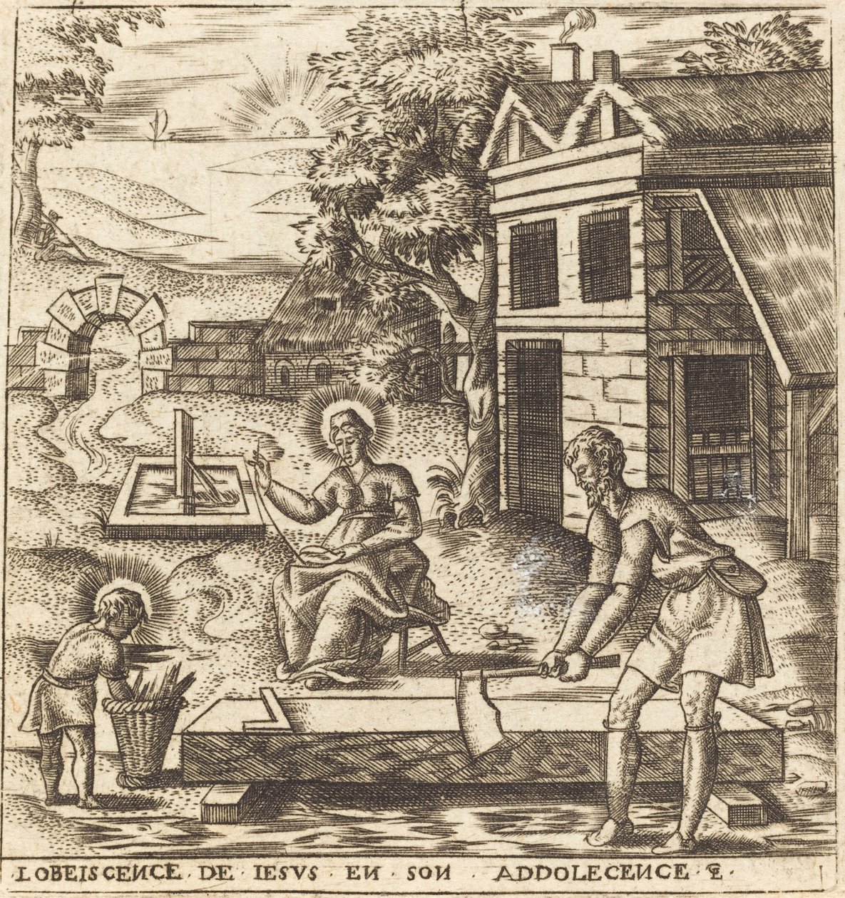 Jesús el hijo obediente de Leonard Gaultier