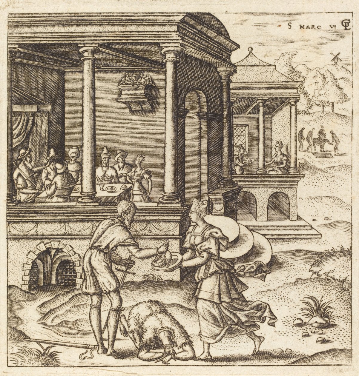 La decapitación de Juan el Bautista de Leonard Gaultier