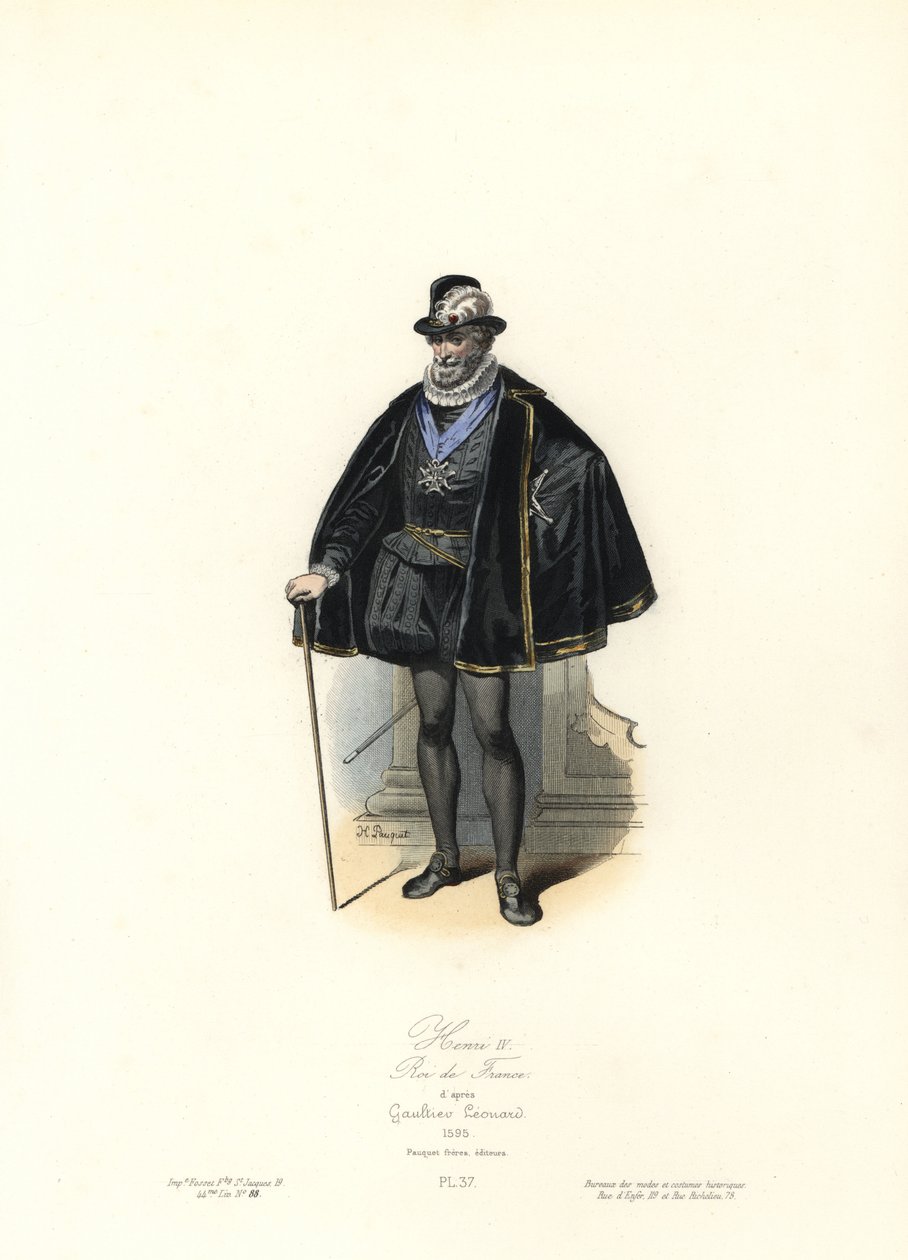 Rey Enrique IV de Francia de Leonard Gaultier