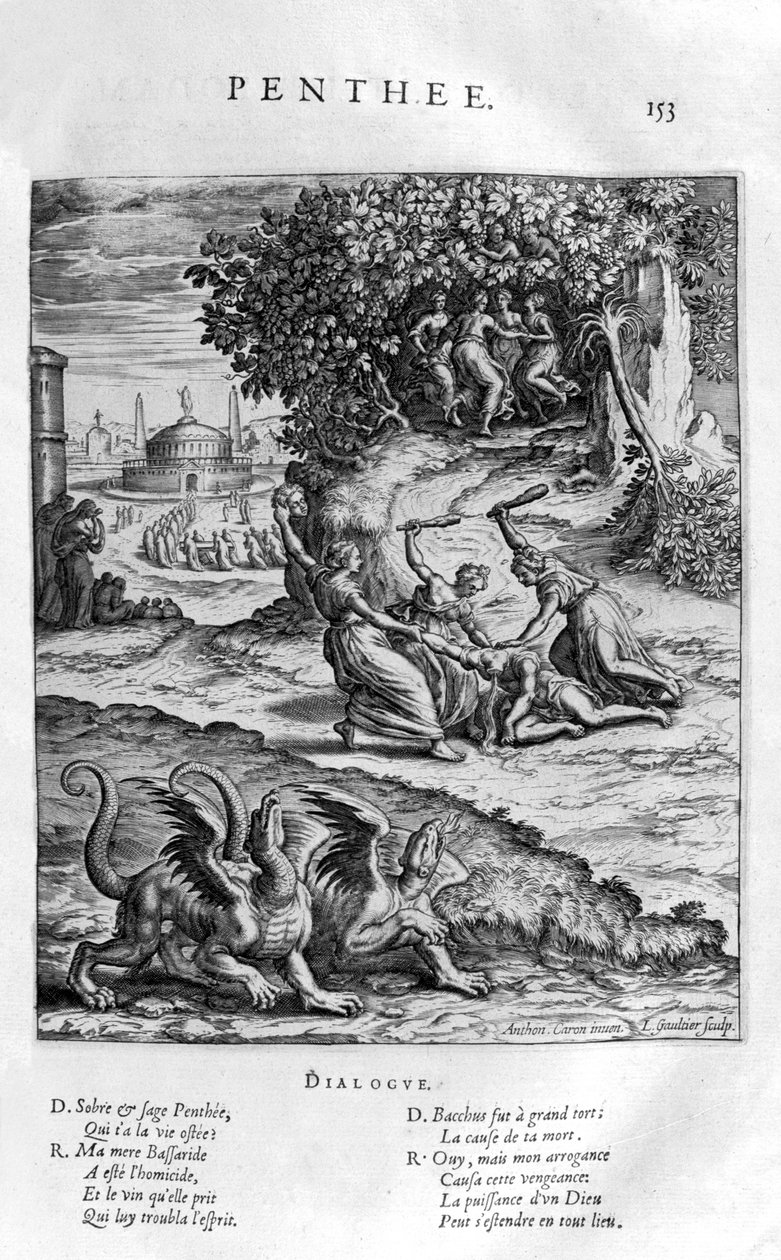 Penteo, 1615 de Leonard Gaultier