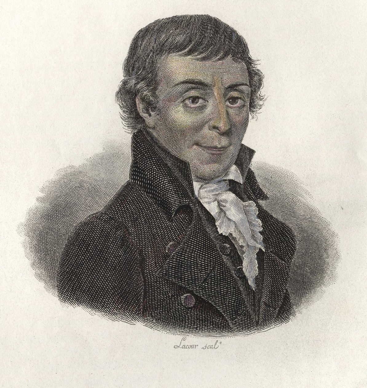 Retrato del Abate Gaultier (1746-1818), profesor y metodólogo de la educación general francesa. En 