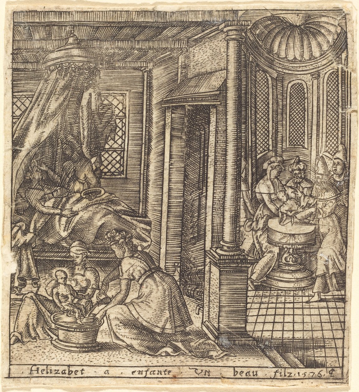 El Nacimiento de Juan el Bautista de Leonard Gaultier