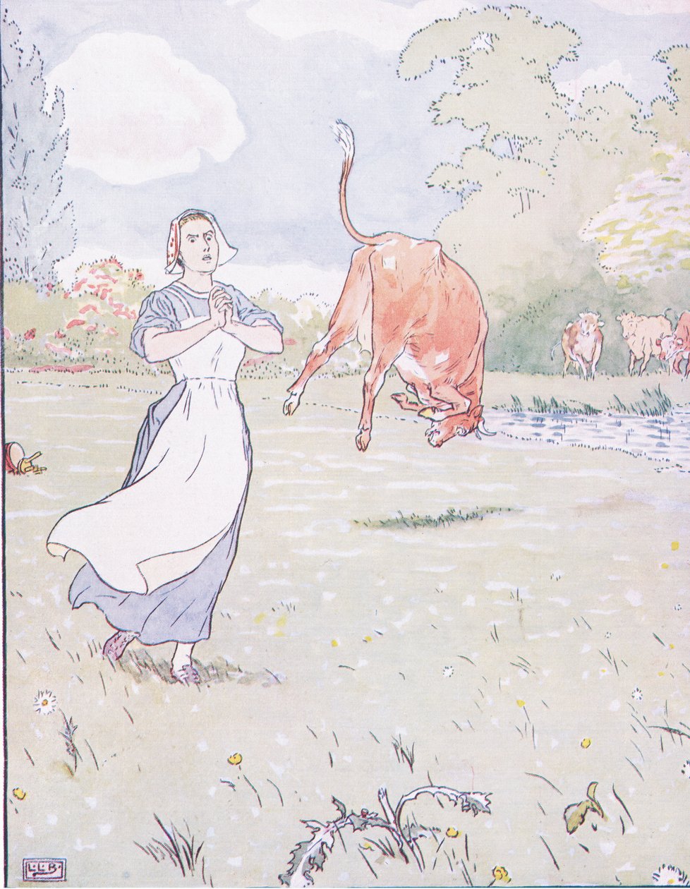 Aquí madre gritó, dentro de la vaca roja de Leonard Leslie Brooke