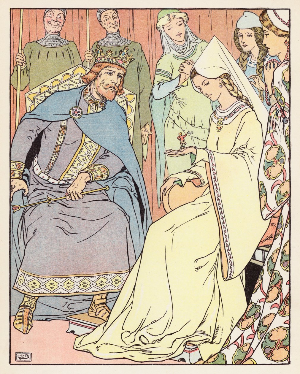 Pulgarcito (litografía en color) de Leonard Leslie Brooke