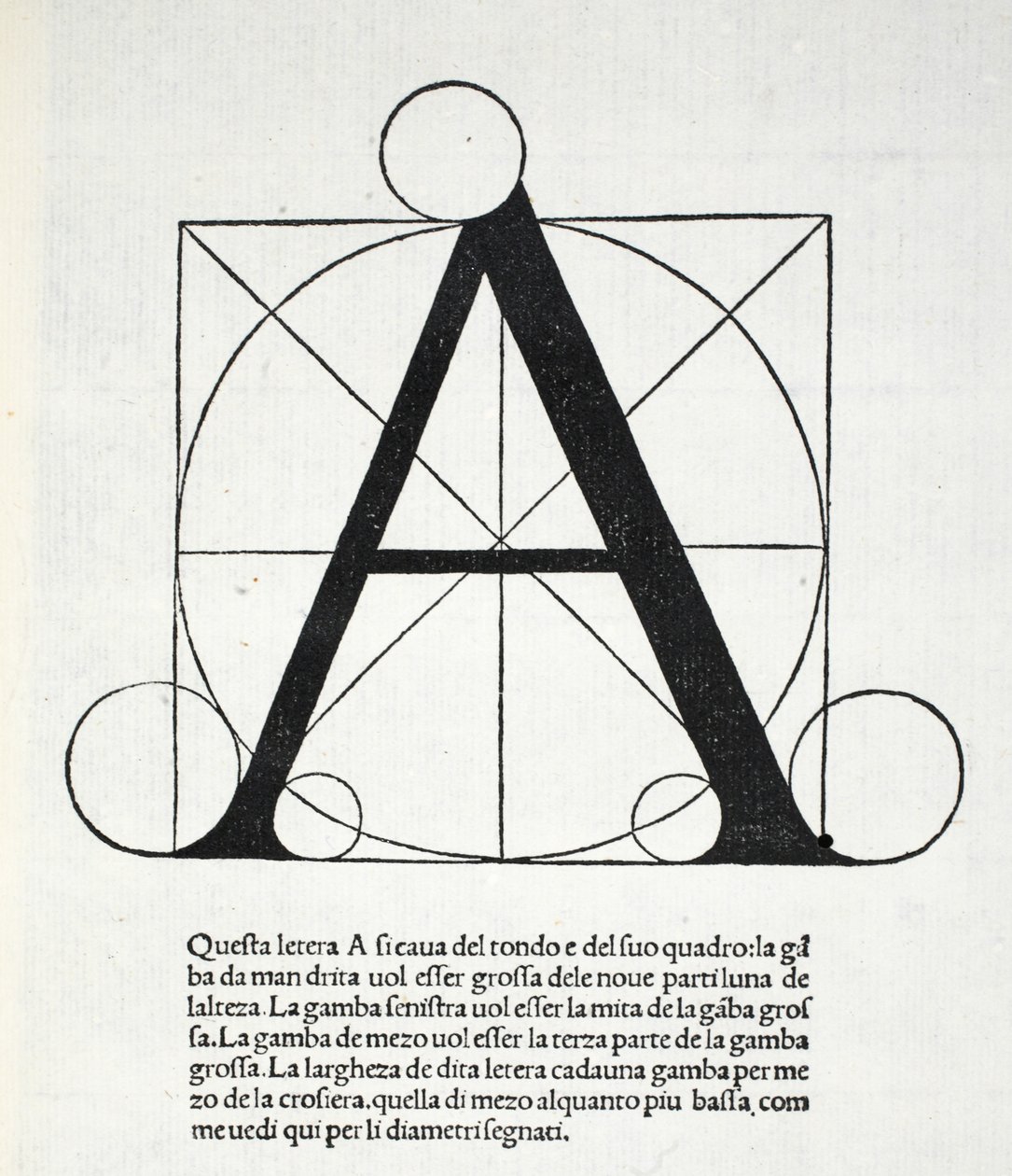 A, ilustración de 