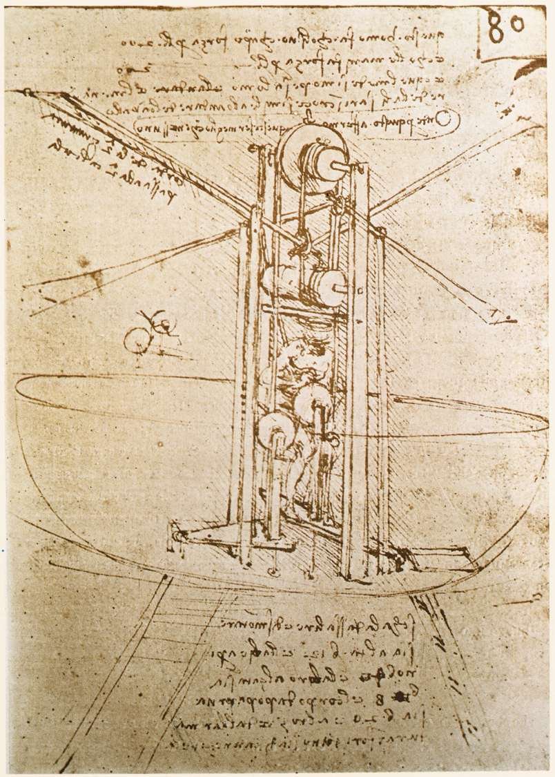 Máquina voladora de Leonardo da Vinci