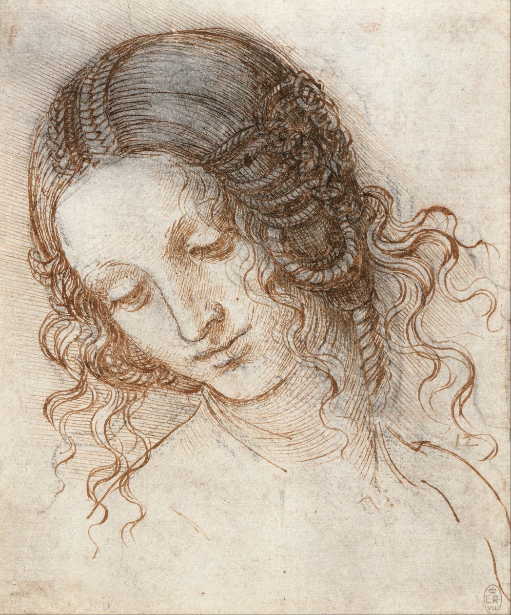 Cabeza de Leda de Leonardo da Vinci