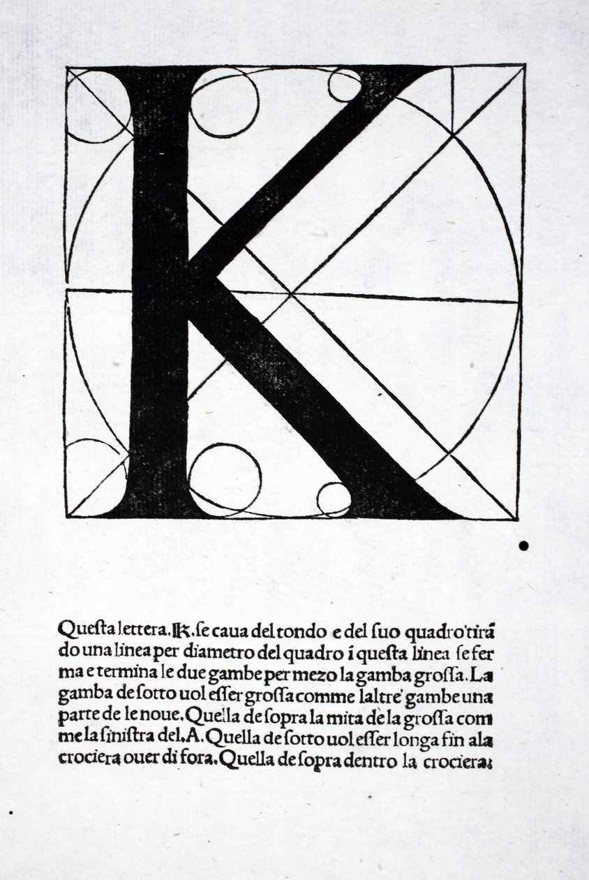 K, ilustración de 