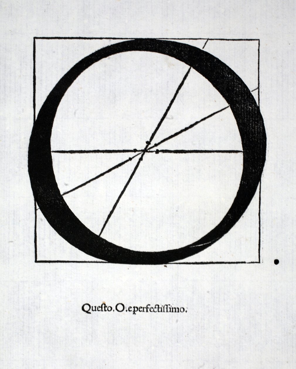 O, ilustración de 
