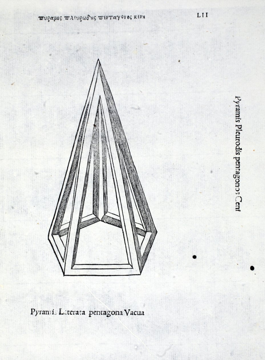 Pyramis laterata pentagona vacua, ilustración de 