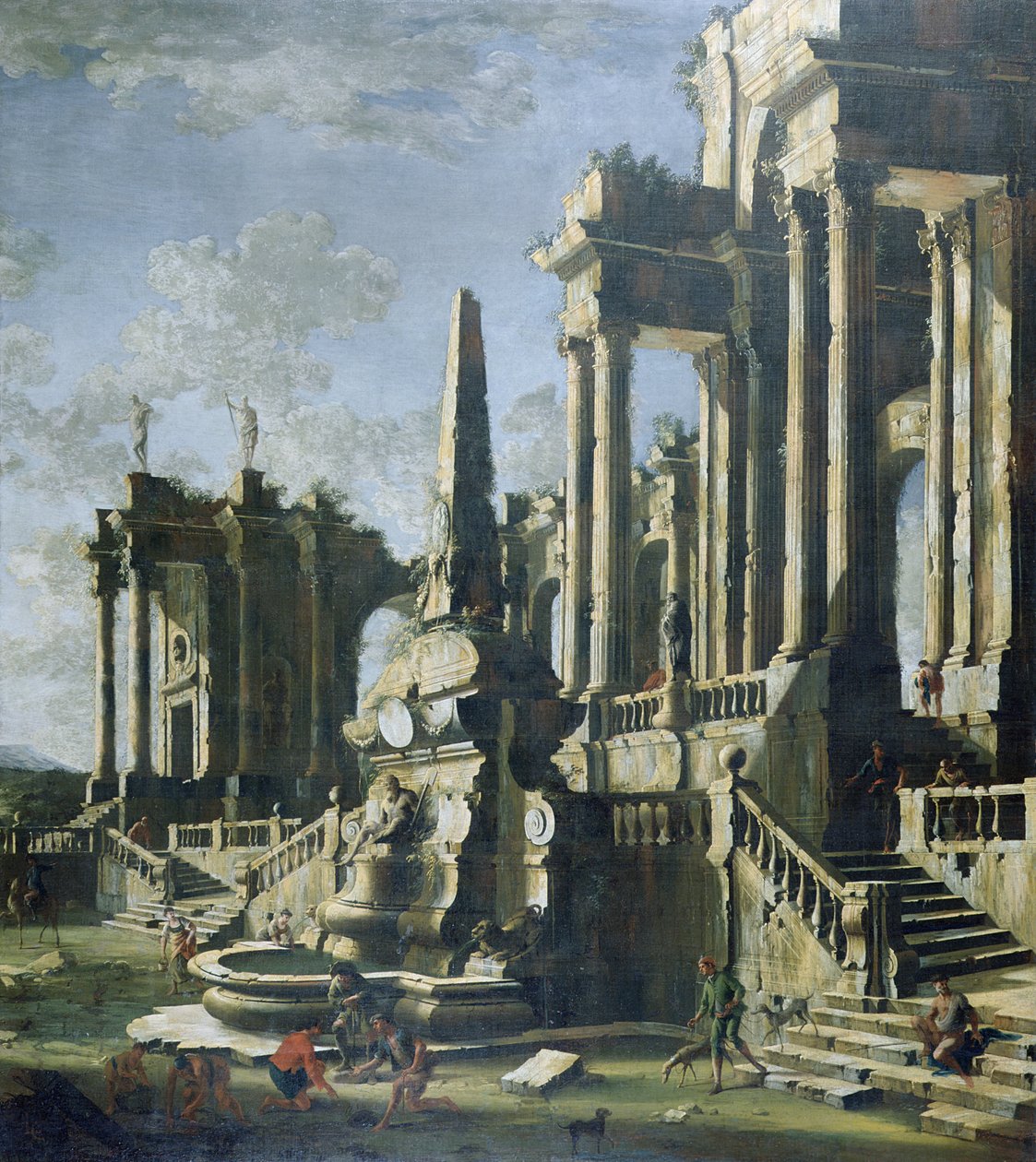 Ruinas imaginarias de Leonardo Coccorante