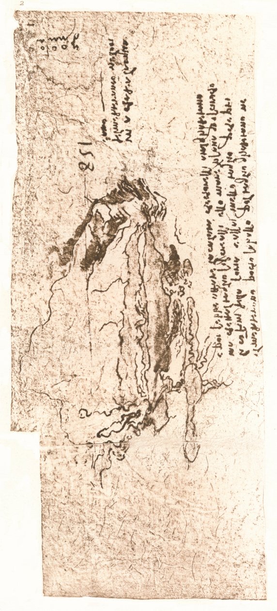 Un mapa que representa el Mar Mediterráneo, c1472-c1519 1883 de Leonardo da Vinci
