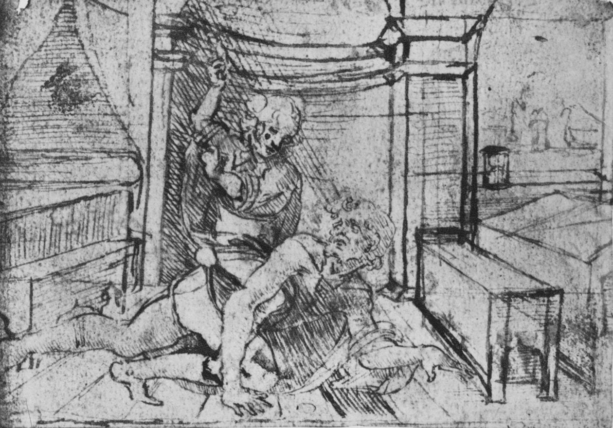 Aristóteles y Phyllis, c1480 de Leonardo da Vinci