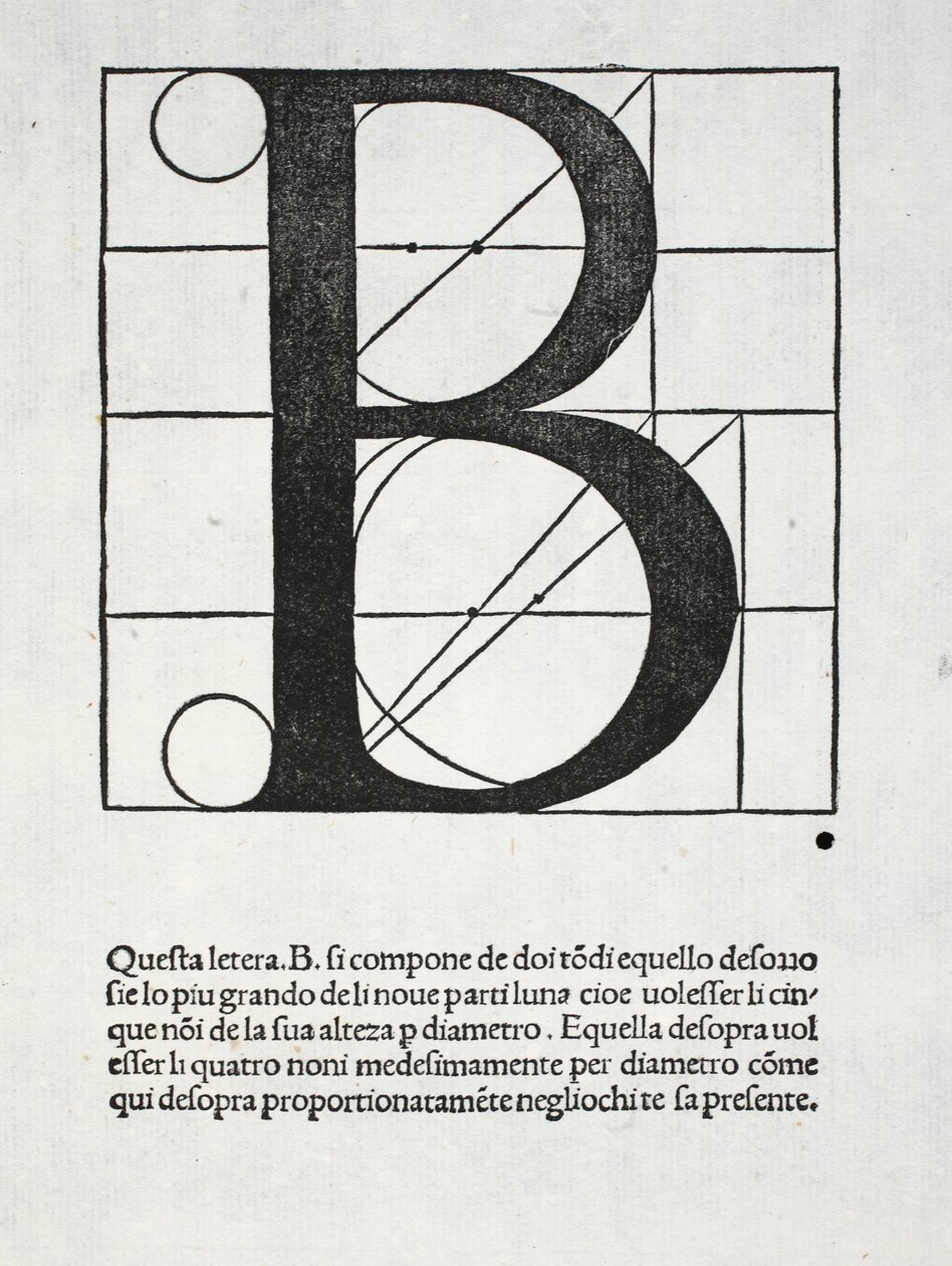 B, ilustración de 