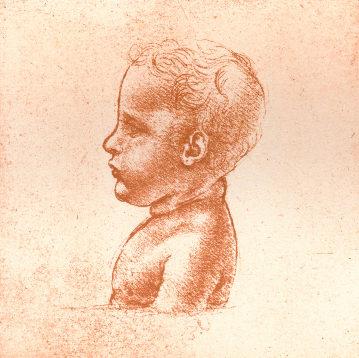 Busto de un Niño, c1472-c1519 1883 de Leonardo da Vinci