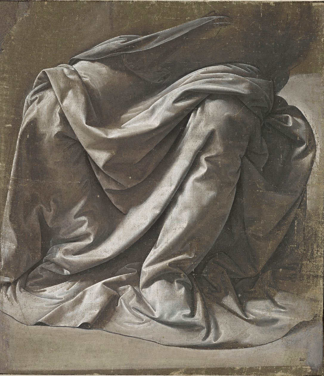 Drapería para una figura sentada de Leonardo da Vinci