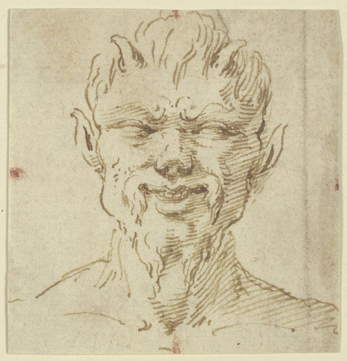 Cabeza de fauno de Leonardo da Vinci