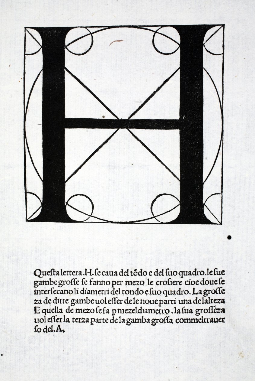 H, ilustración de 