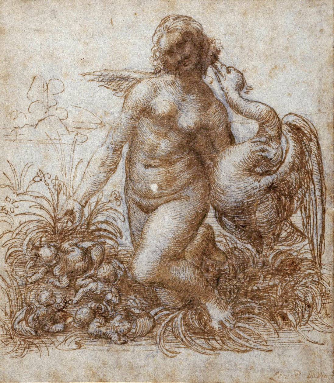 Leda y el cisne de Leonardo da Vinci