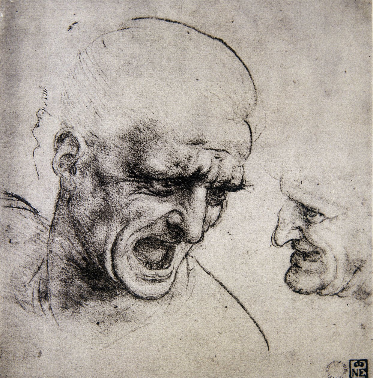 Leonardo da Vinci: Estudio para la Batalla de Anghiari de Leonardo da Vinci