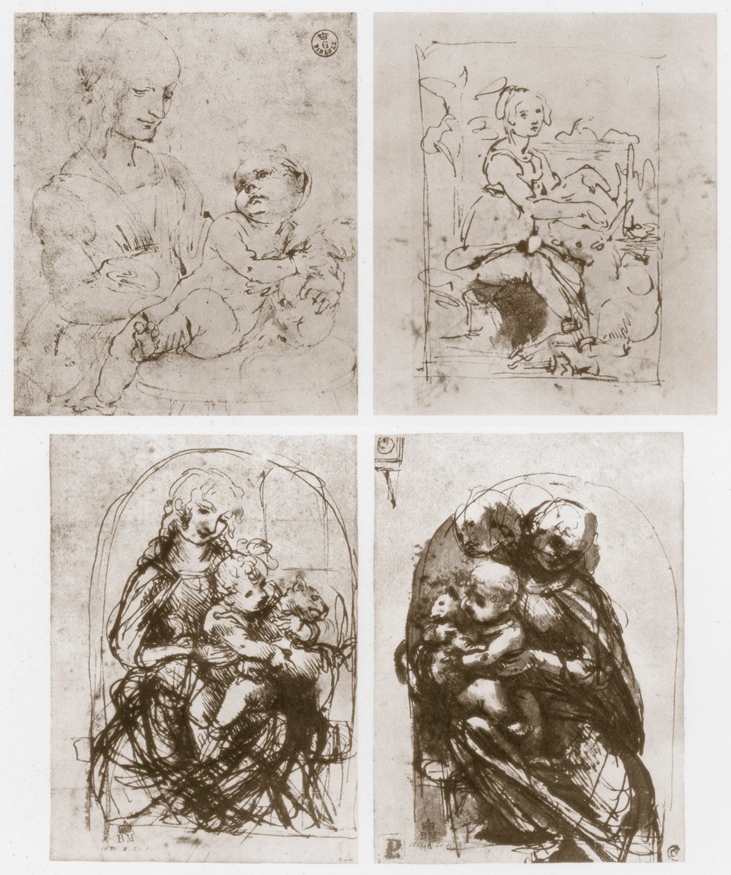 Madonna, siglo XV de Leonardo da Vinci