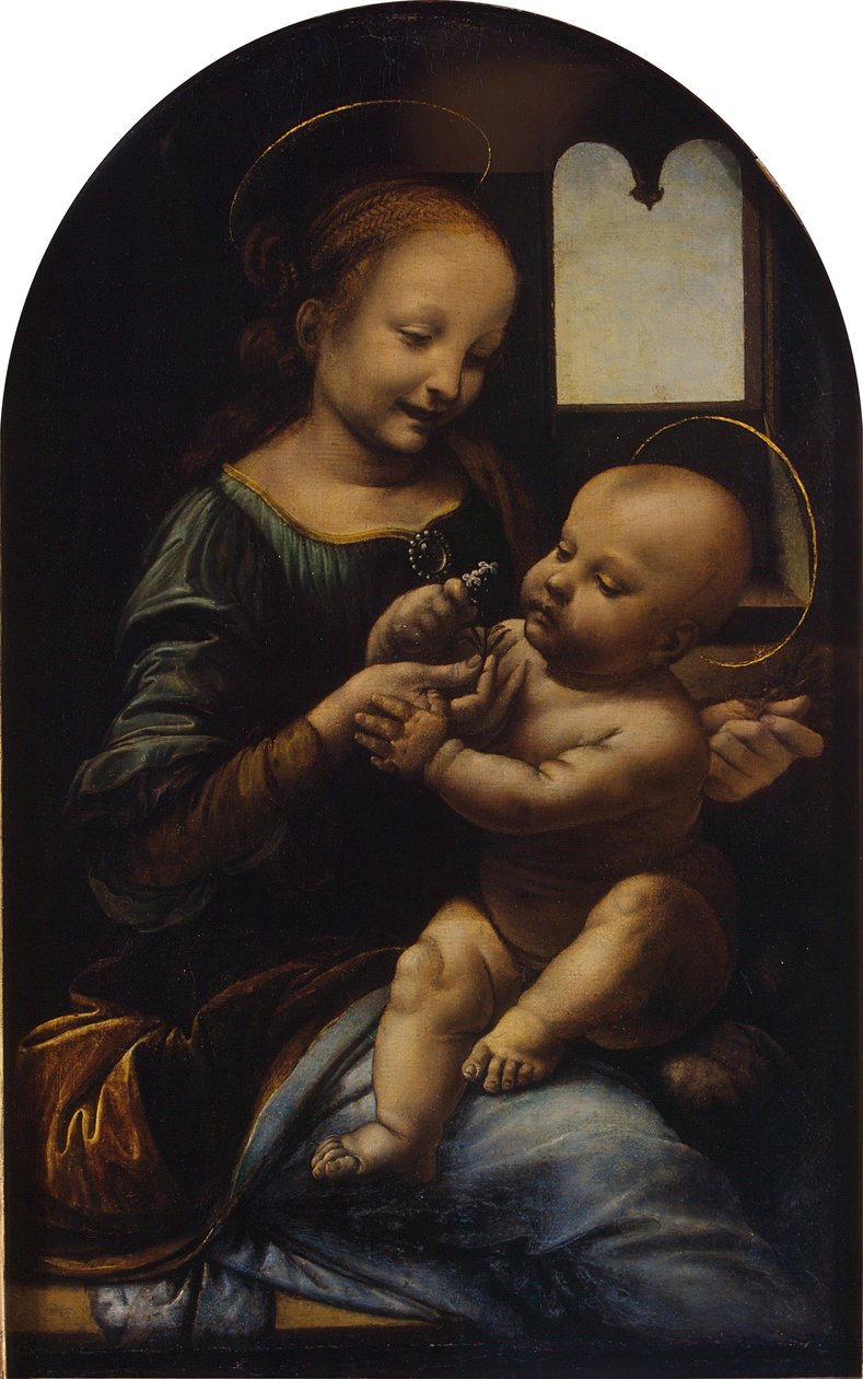 La Virgen con el Niño (La Virgen de Benois) de Leonardo da Vinci