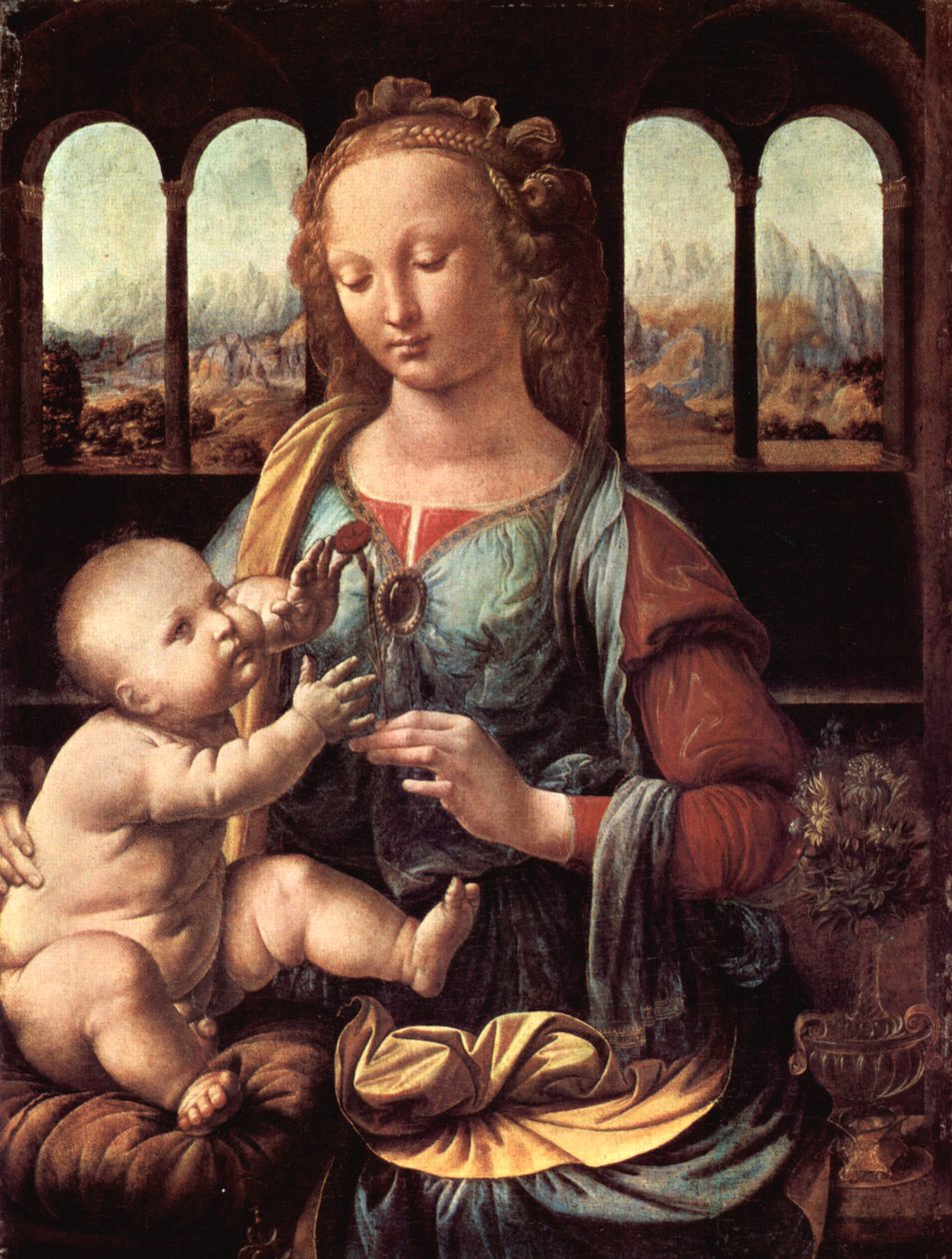 Virgen del Clavel de Leonardo da Vinci