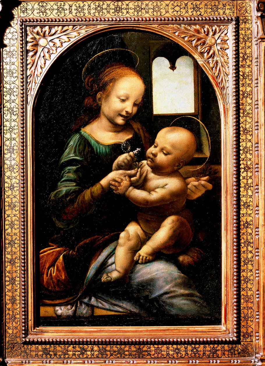 Madonna con una flor, Madonna Benois de Leonardo da Vinci