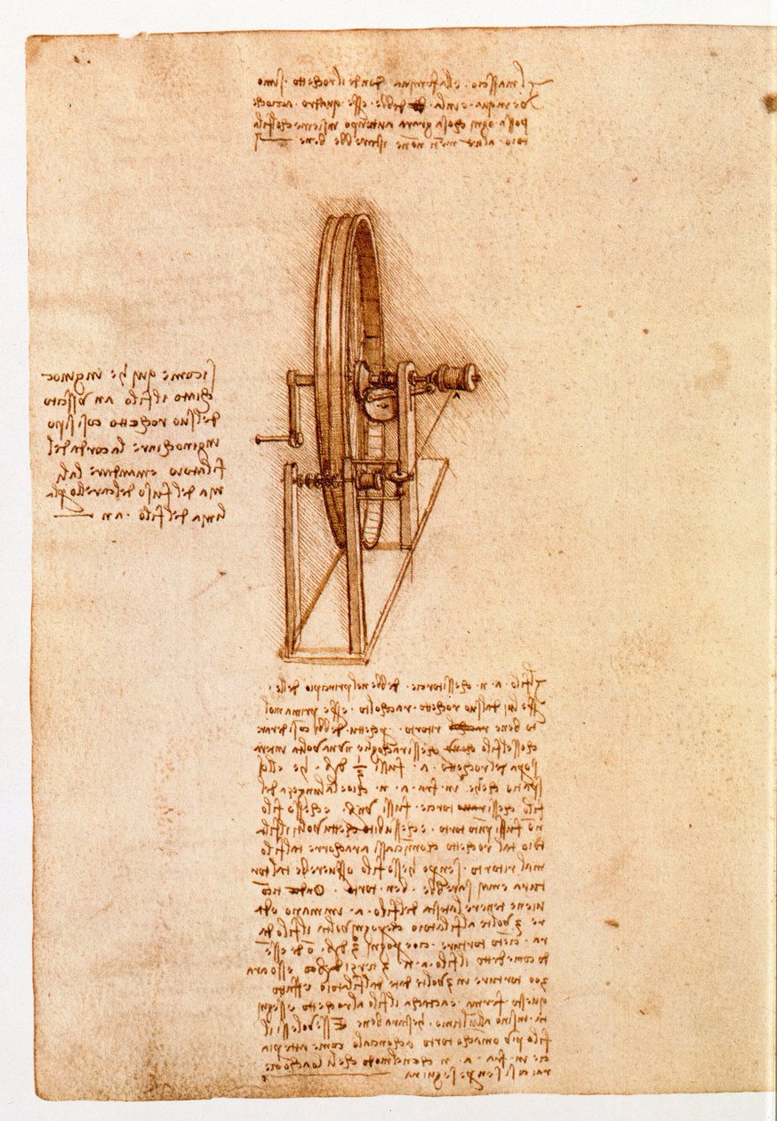 Estudio para una rueca, 