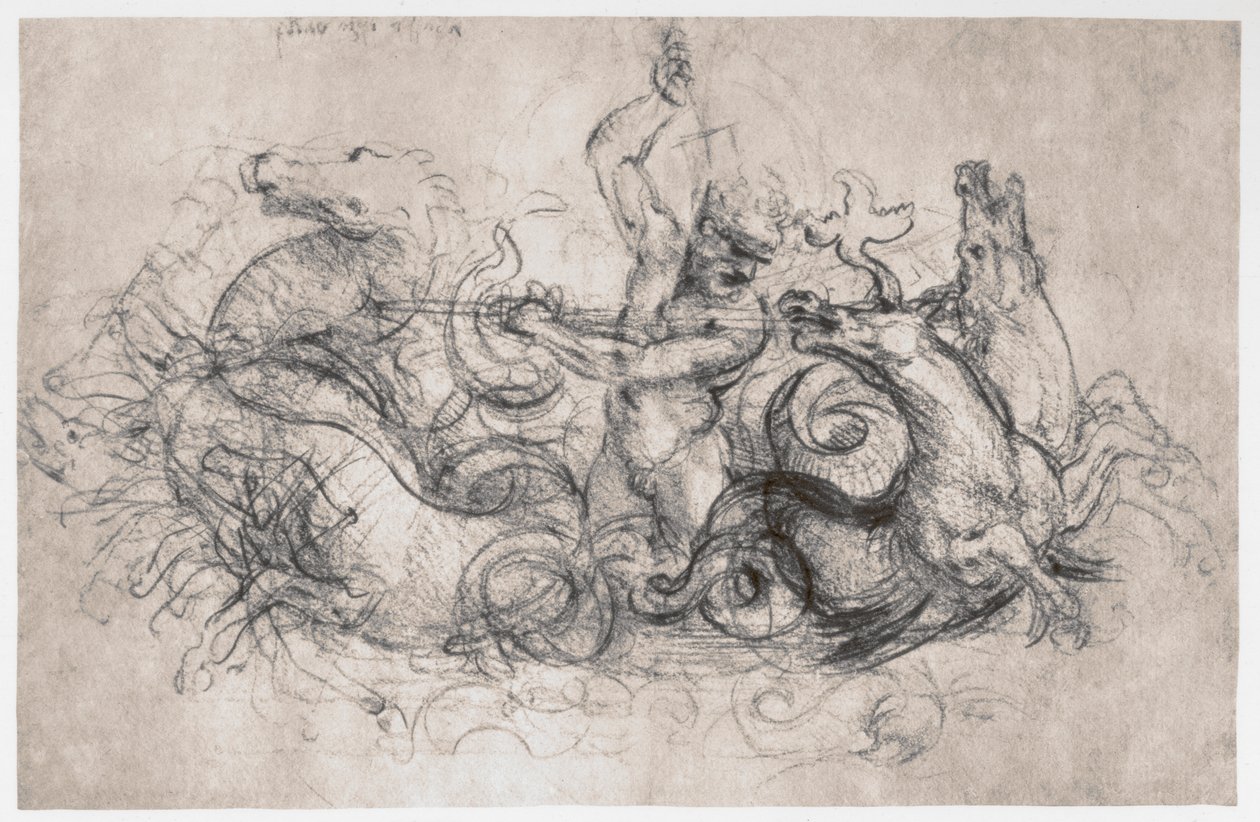 Neptuno, c1504 de Leonardo da Vinci