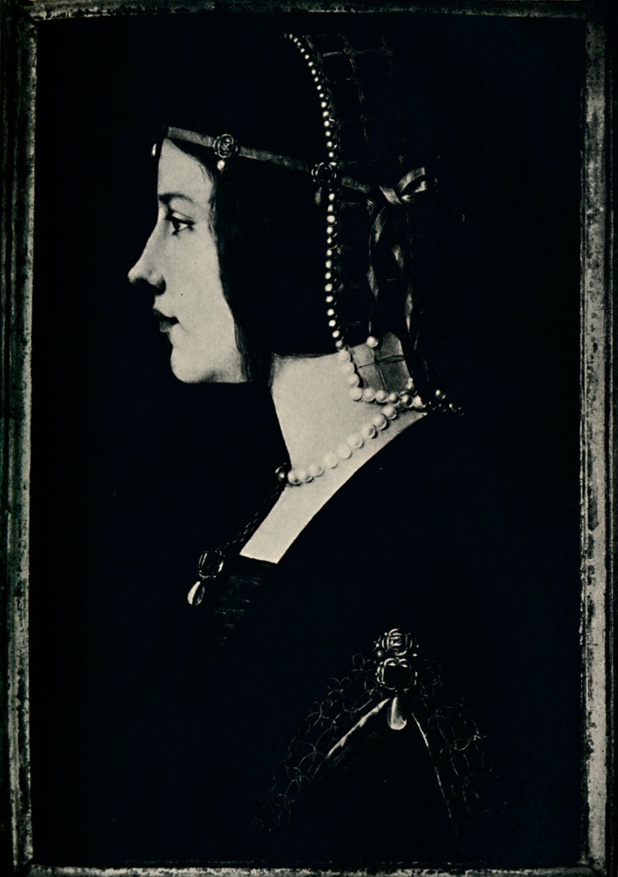 Retrato de una joven princesa, 1928 de Leonardo da Vinci