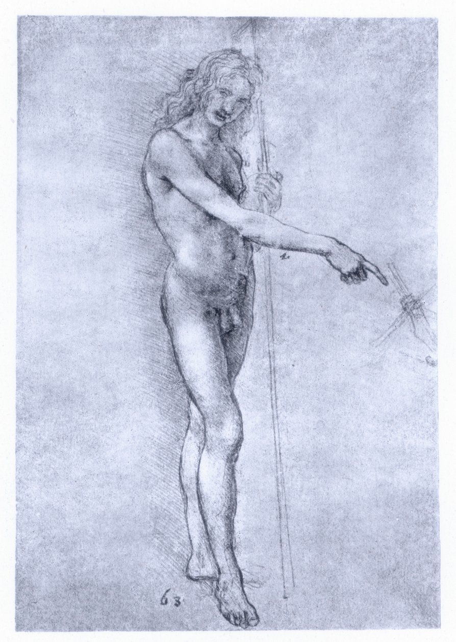San Juan Bautista, c1478 de Leonardo da Vinci