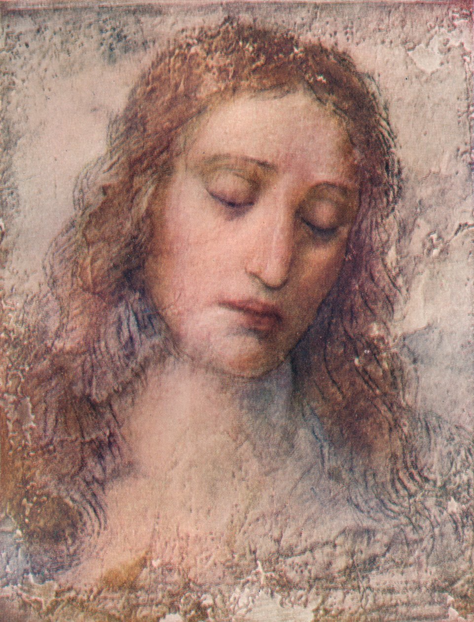 Estudio para la cabeza de Cristo para La Última Cena, c1495, 1911 de Leonardo da Vinci