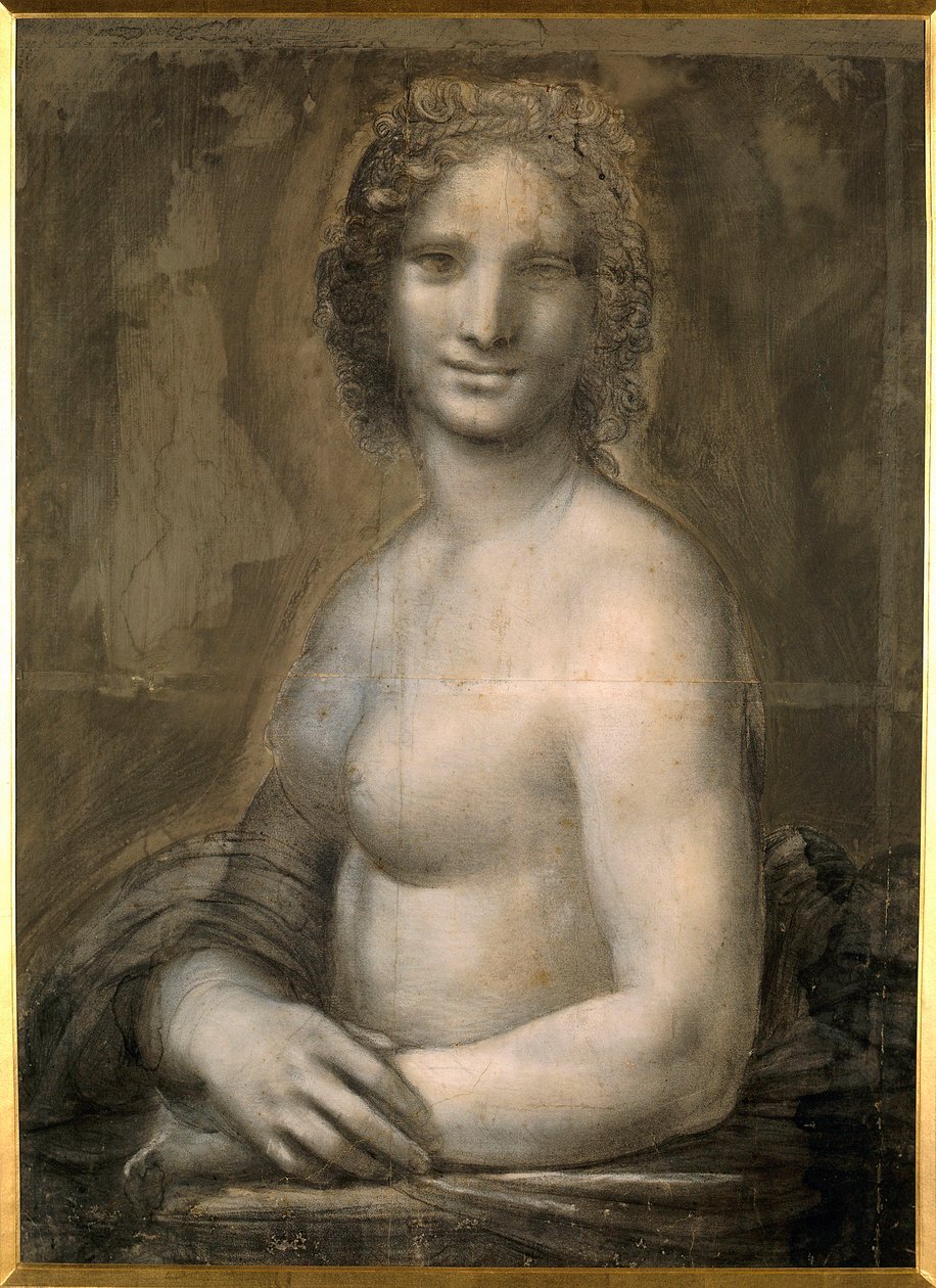 Estudio de desnudo femenino probablemente la Mona Lisa de Leonardo da Vinci