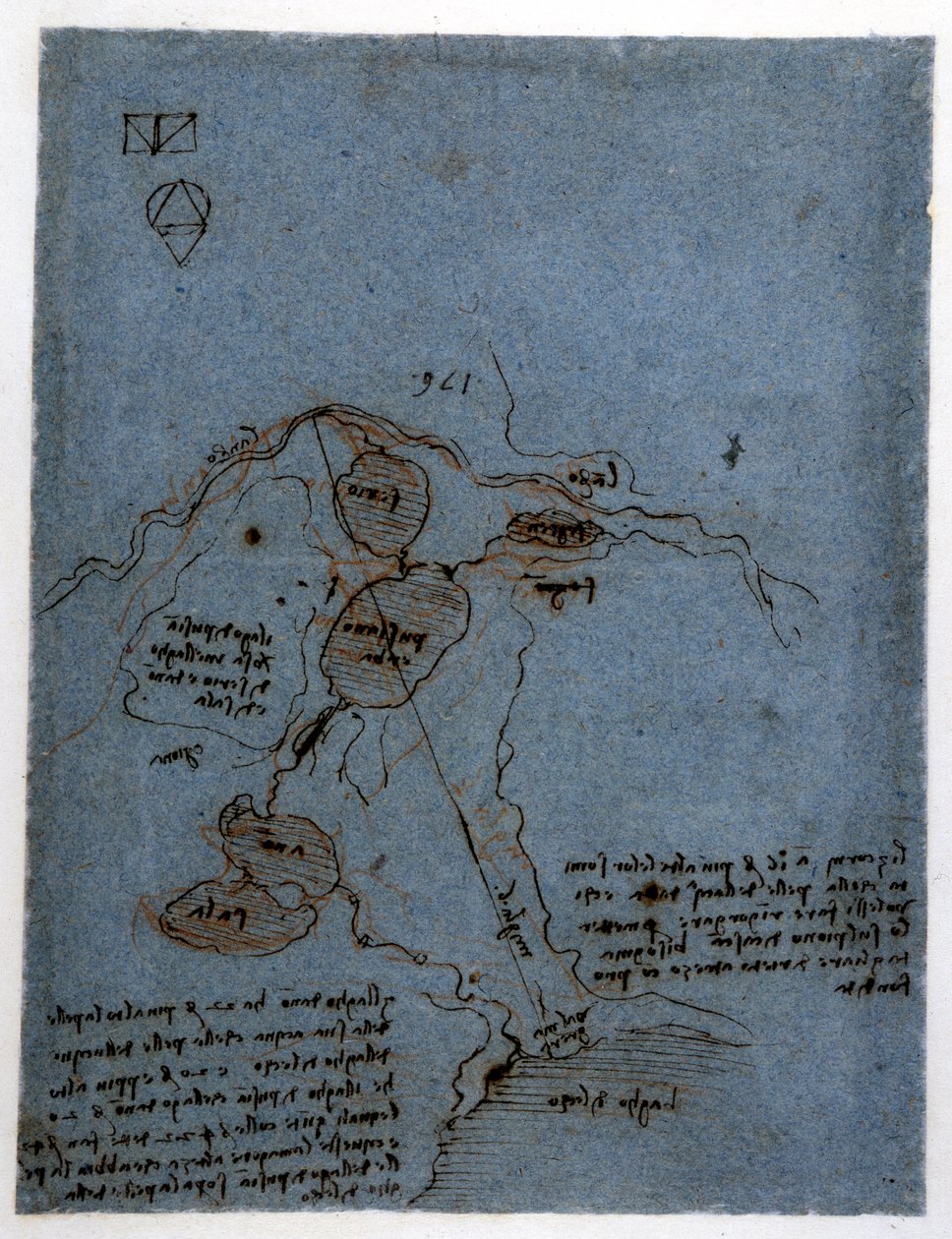 Estudio sobre la explotación de la fuerza del agua en máquinas hidráulicas (noria) por Leonardo da Vinci de Leonardo da Vinci