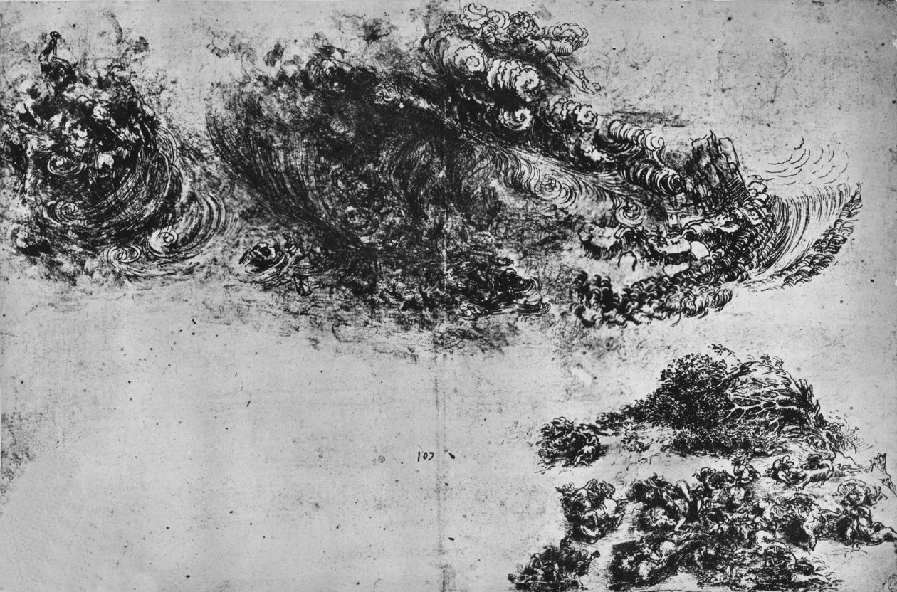 El diluvio, c1480 1945 de Leonardo da Vinci