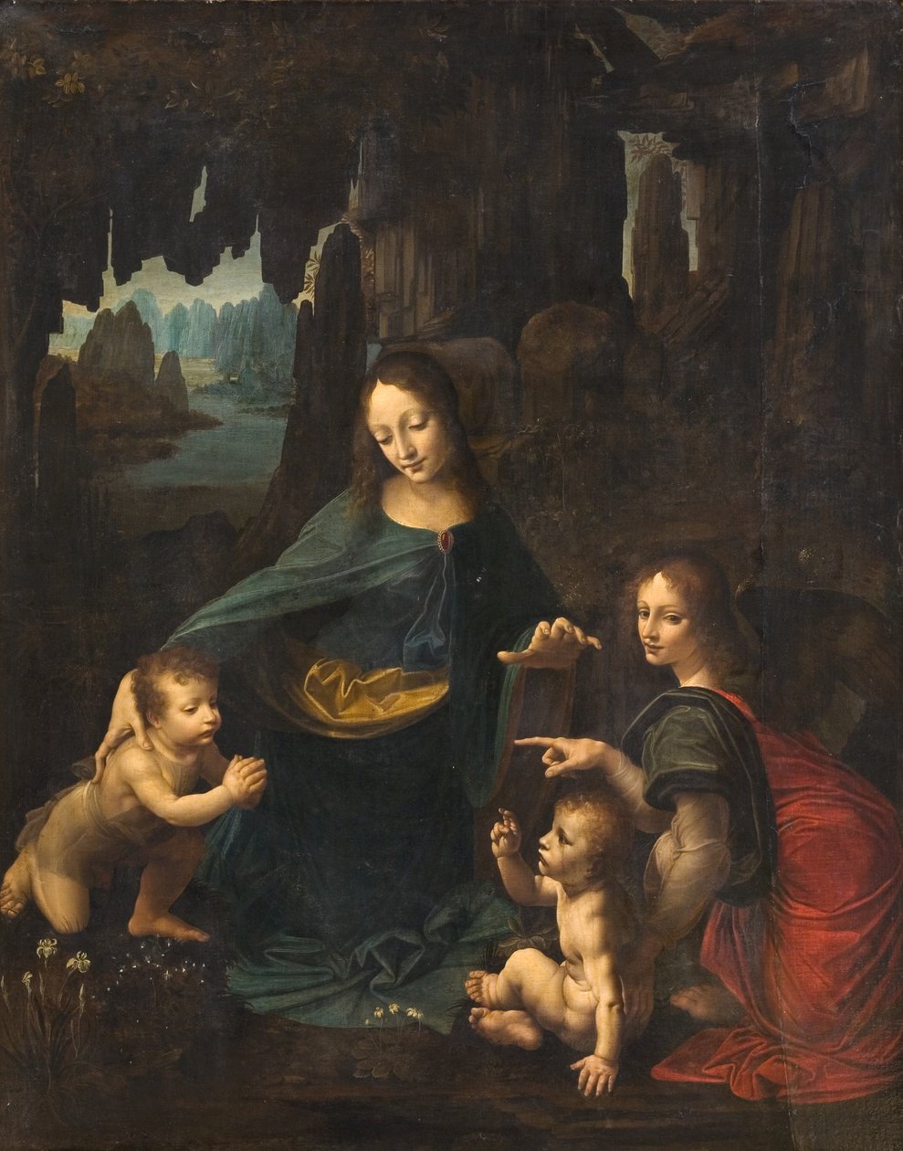 La Virgen de las Rocas de Leonardo da Vinci