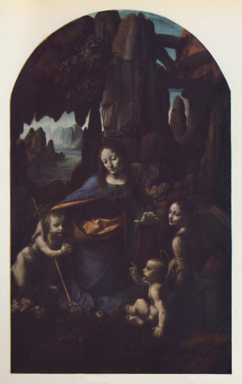 La Virgen de las Rocas, c1508, c1950 de Leonardo da Vinci