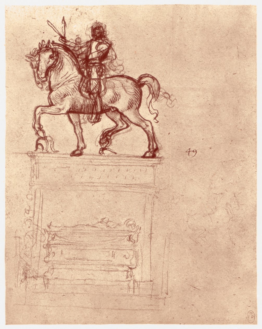 Monumento Trivulzio (c. 1511) de Leonardo da Vinci