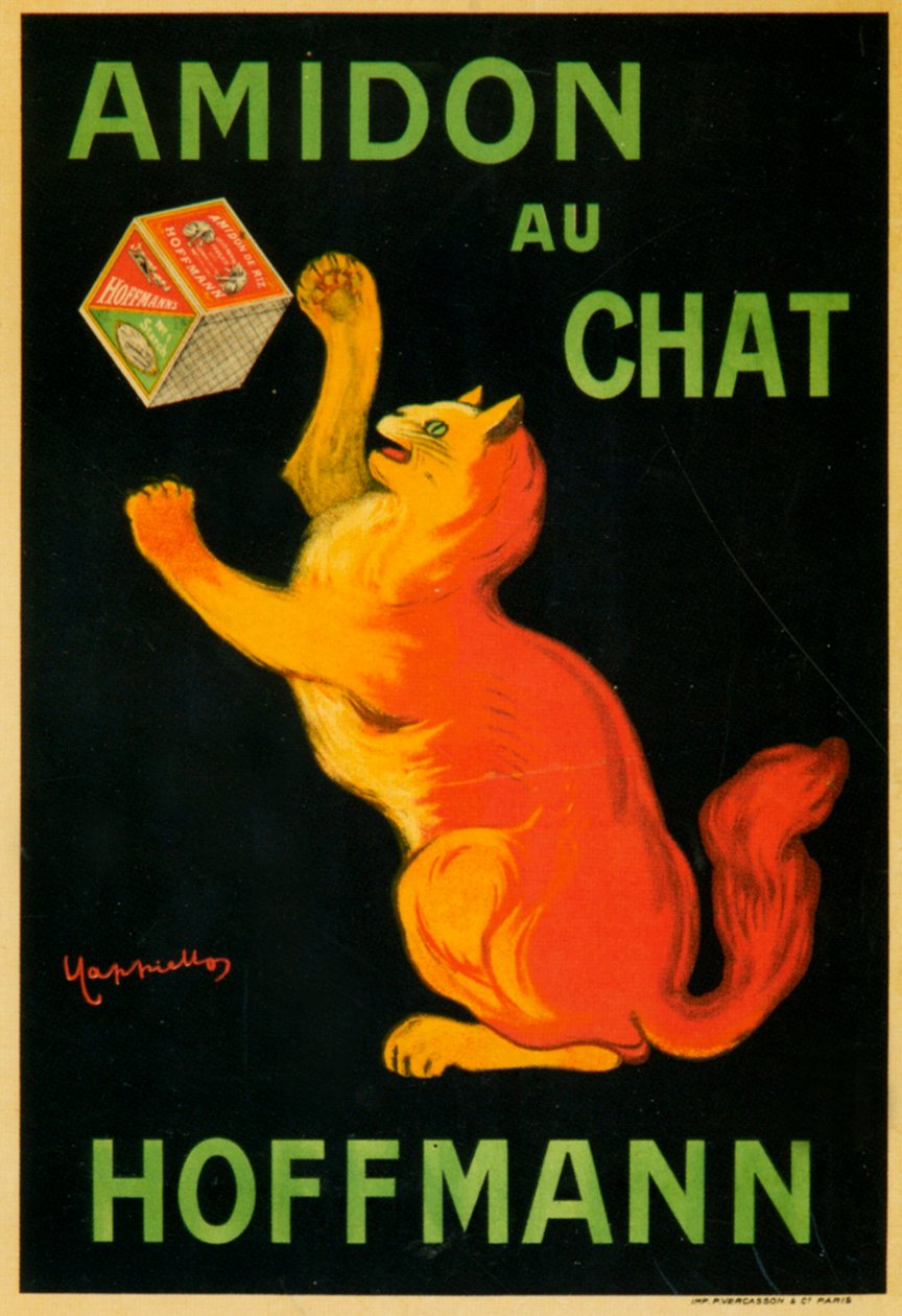 Almidón de gato Hoffman de Leonetto Cappiello