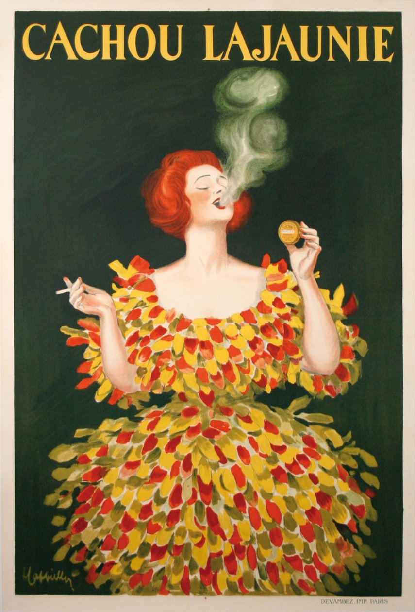 Cachou Lajaunie de Leonetto Cappiello
