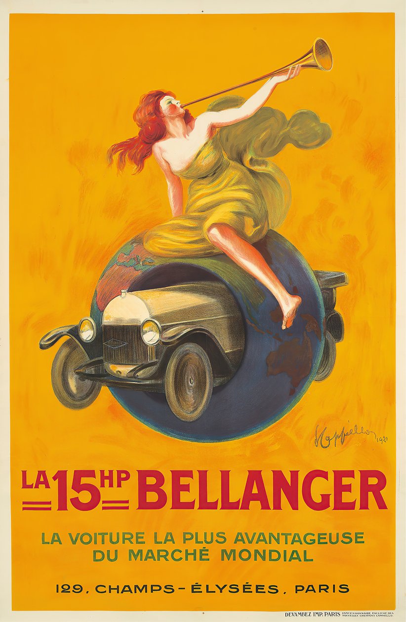 La 15HP Bellanger de Leonetto Cappiello