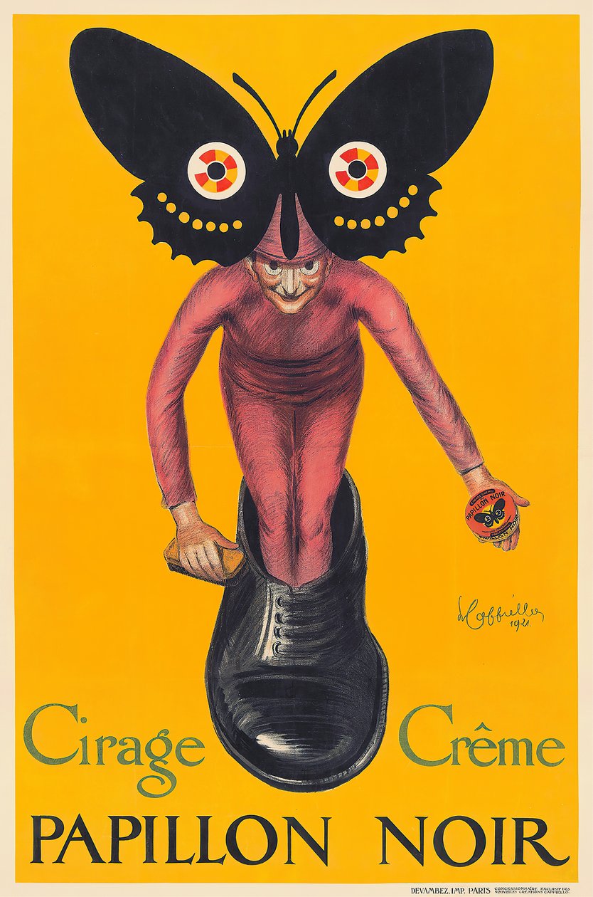 Mariposa negra de Leonetto Cappiello