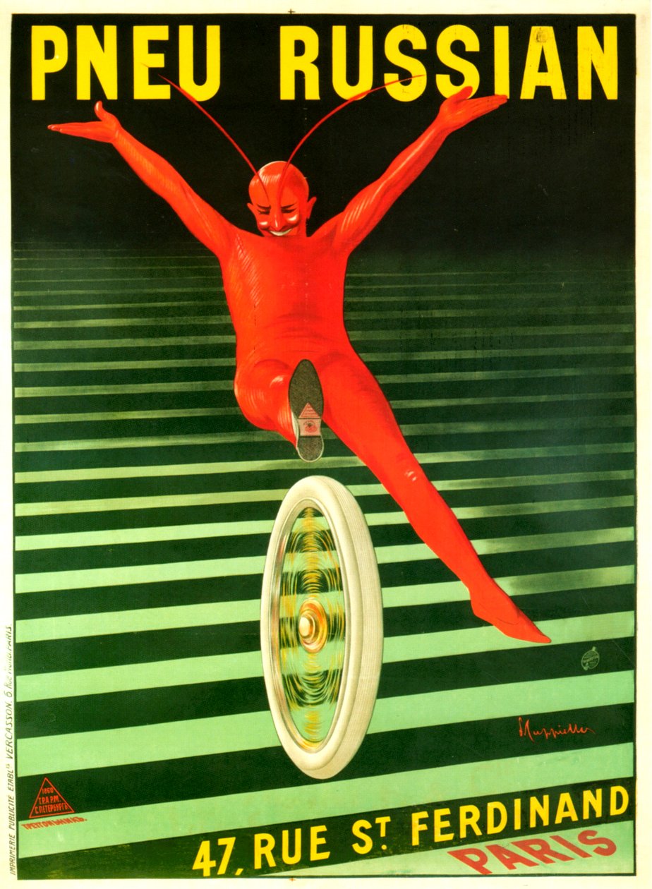 Pneu Ruso Americano de Leonetto Cappiello