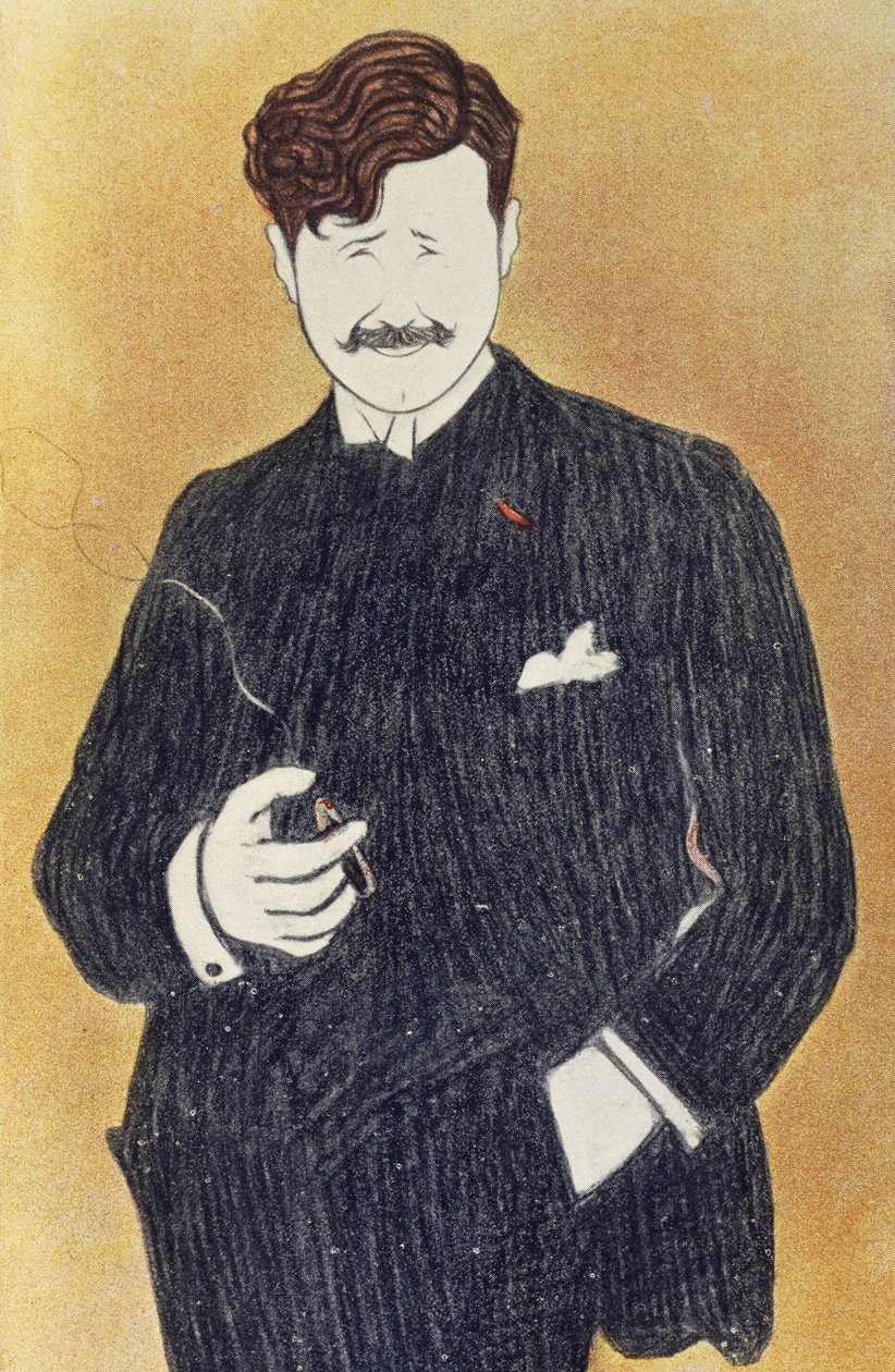 Retrato de Georges Feydeau de Leonetto Cappiello