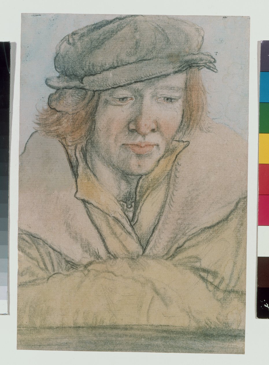 Retrato de un joven con gorra de Leonhard Beck